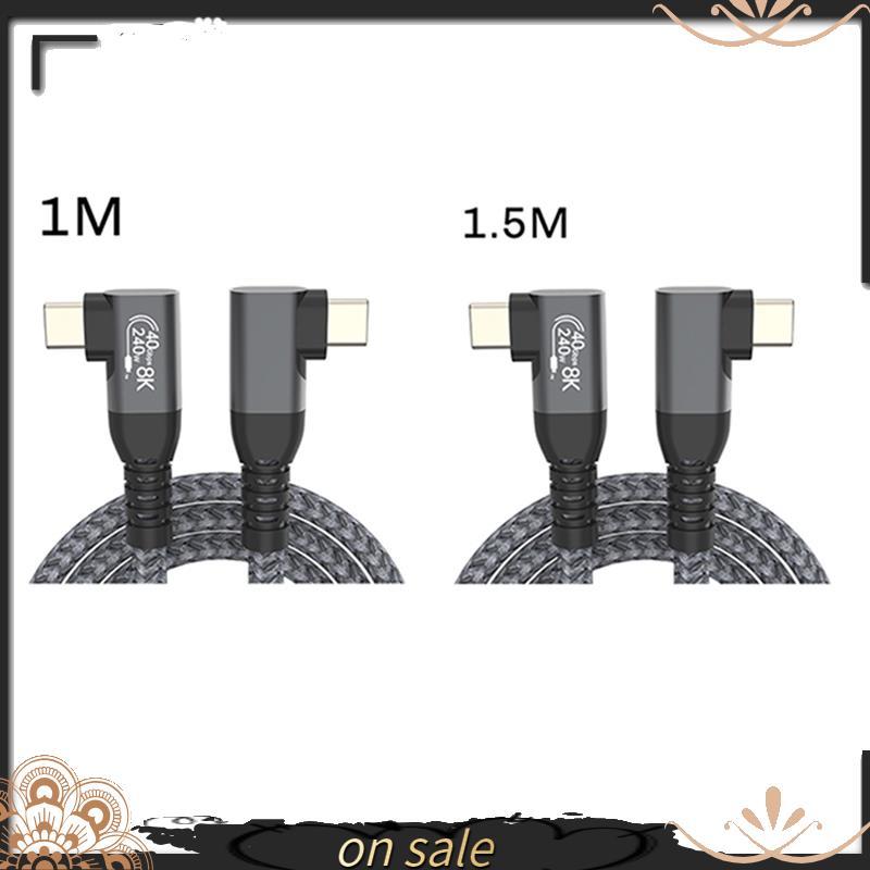 [Vendas Quentes Y] Cabo De Ângulo USB 4 De 90 Graus 40 Gbps USB4 Cotovelo Tipo C Transferência De Dados PD240W Carregame
