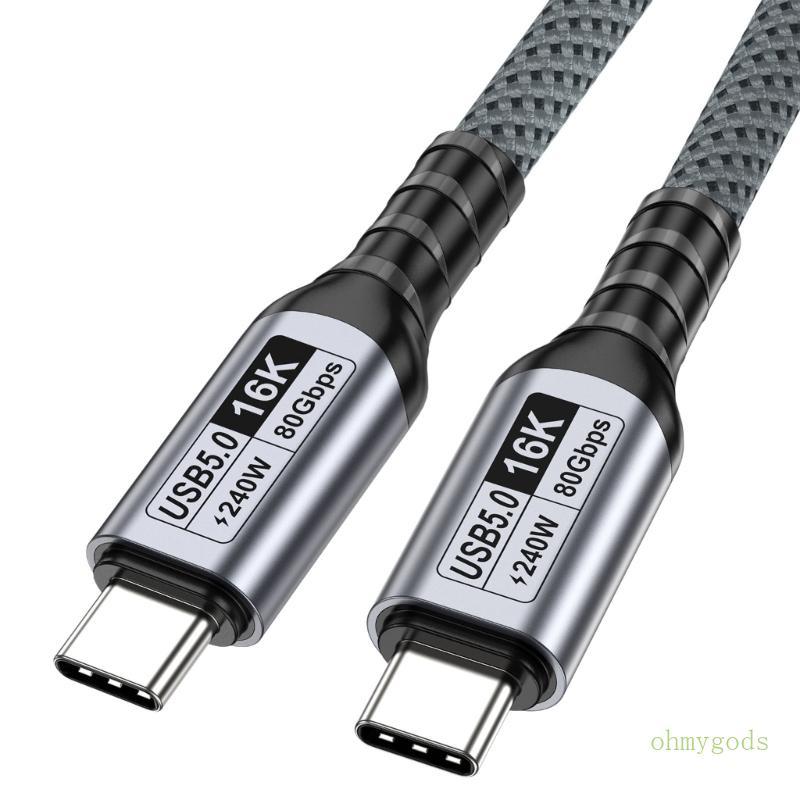 O USB5 0 Apresenta A Saída Vídeo 16K60Hz Transmissão Velocidade 80 Gbps PD240W Carregamento