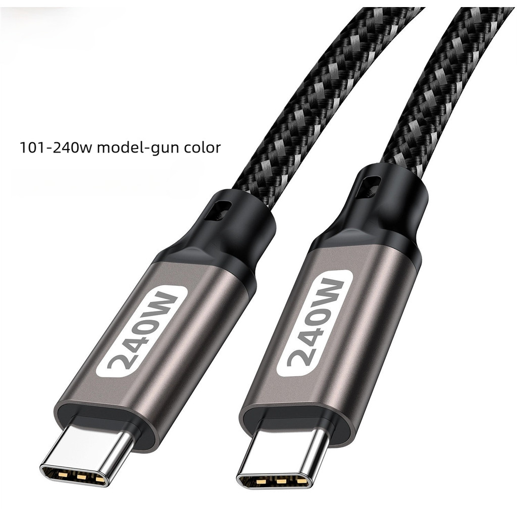 Cabo De Dados Tipo c De Carregamento Rápido PD240W , Compatível Com Cabeça Dupla