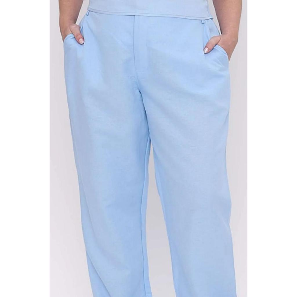 CALCA LINEN MAIS GATA AZUL ORFEU GATABAKANA