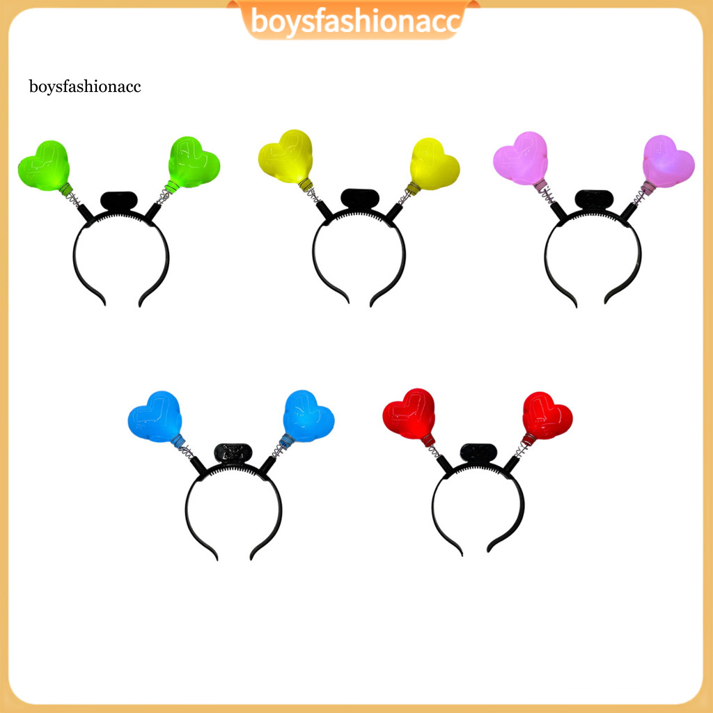 Led Star Headband with Spring – Light Up Wobble Hair Hoop for Party Festival Concert Kids Adults Graduation Decoration