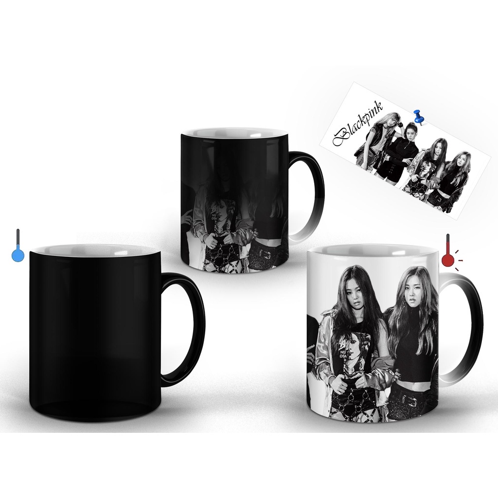 Caneca Mágica Black Pink Kpop Feminino #4
