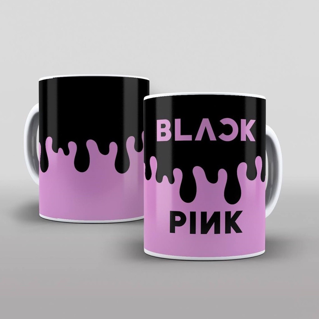 Caneca Branca Pop Kpop Black Pink Jisoo Lisa Dance