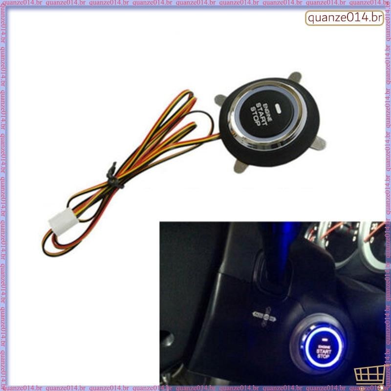 [D K Z C] Universal Car Keyless Remote Start/Stop Botão De Entrada Parte Do Carro