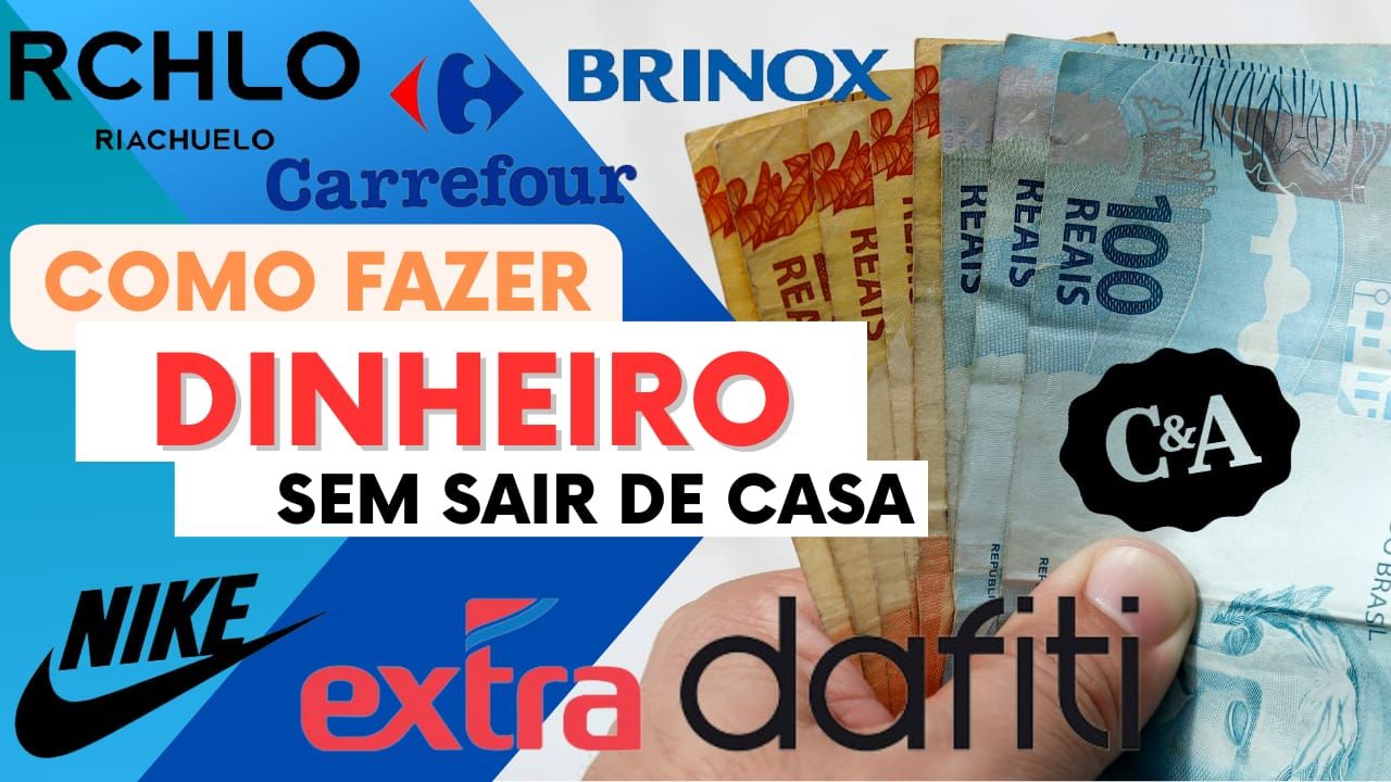 GANHAR DINHEIRO COM GRANDES MARCAS NAS REDES SOCIAIS, COM CELULAR, SEM SAIR DE CASA. PASSO-A-PASSO PARA SE CADASTRAR.