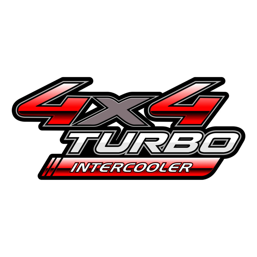 Par Adesivos 4x4 Turbo Intercooler Hilux 2009-2010-2011-2012 Digital Parts