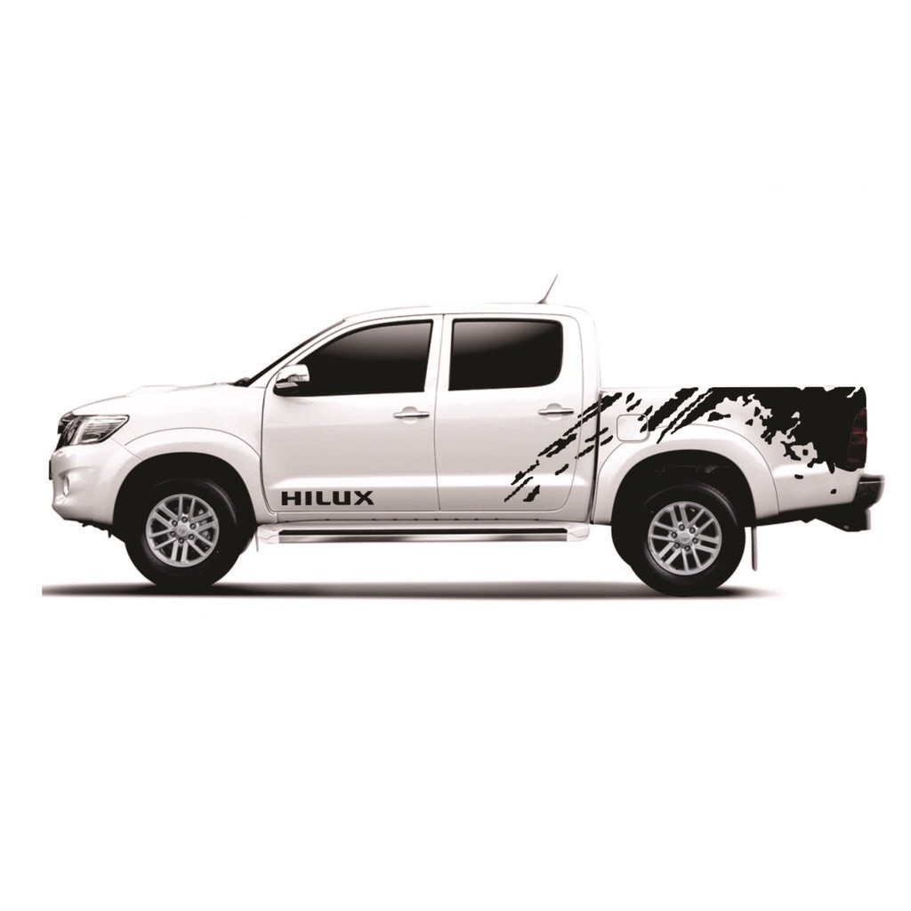 Kit Adesivo Toyota Hilux Faixa Lateral Personalizado Acessório