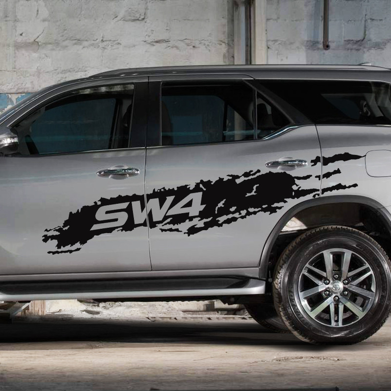 Kit Faixa Lateral Toyota Hilux Sw4 Adesivo Personalizado