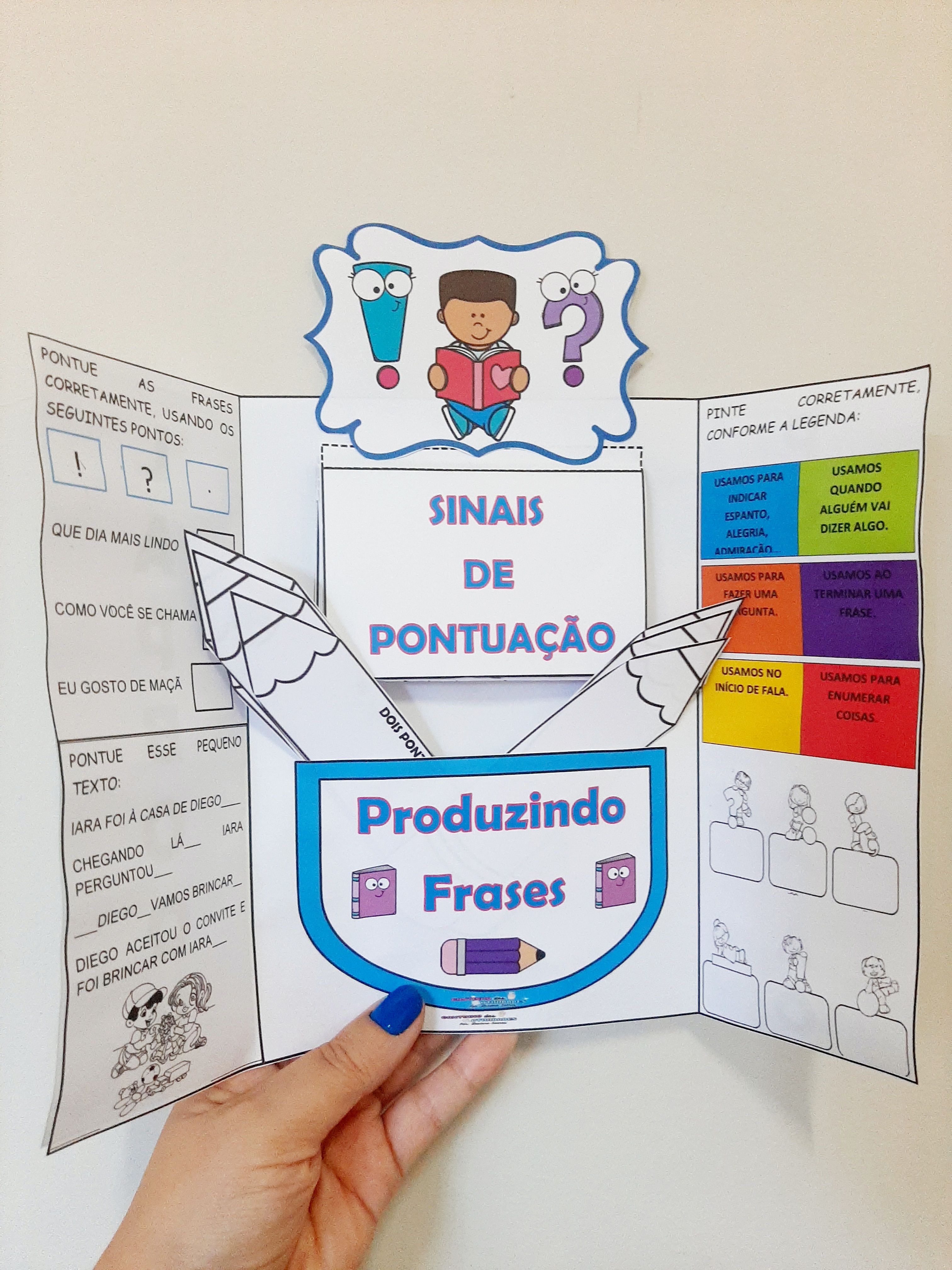 LAPBOOK SINAIS DE PONTUAÇÃO