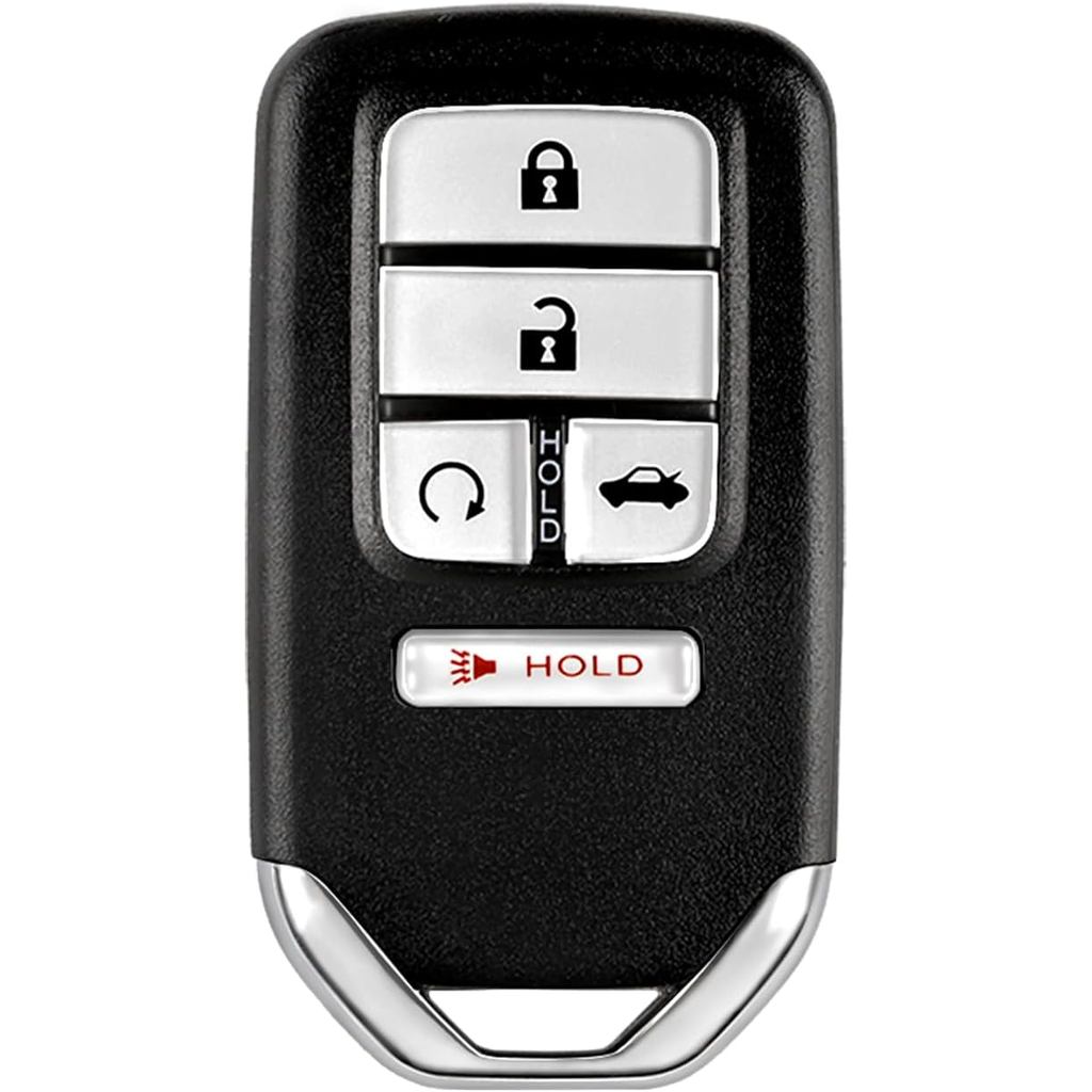 ABUDU fit for 2018-2022 Honda 10th Gen Accord Smart Key Remote Key Fob 433MHz 4A Chip 4 +1 Buttons FCC ID: CWTWB1G0090