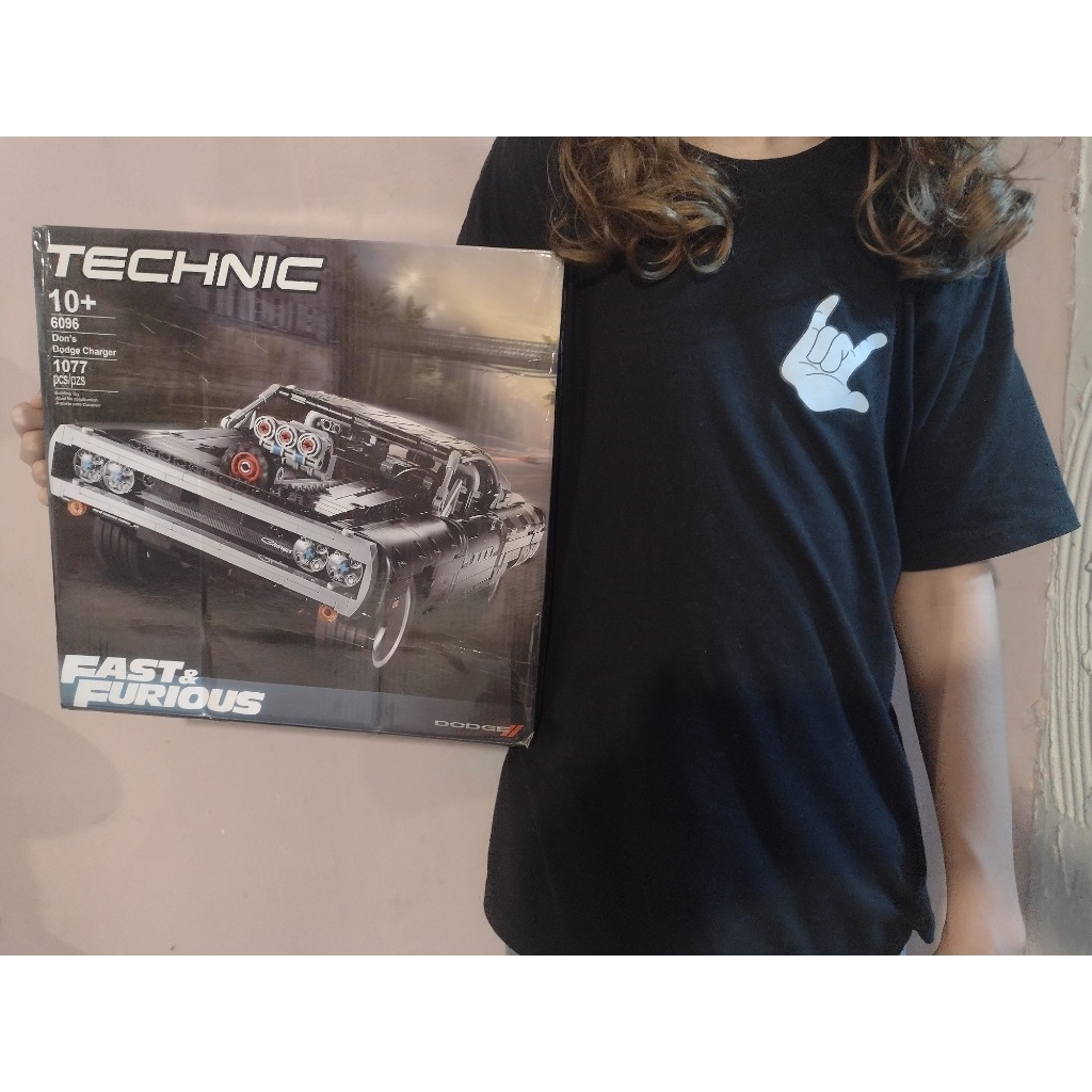 dodge charger toretto velozes e furiosos de montar LACRADO NOVO com livro de instruções 42111