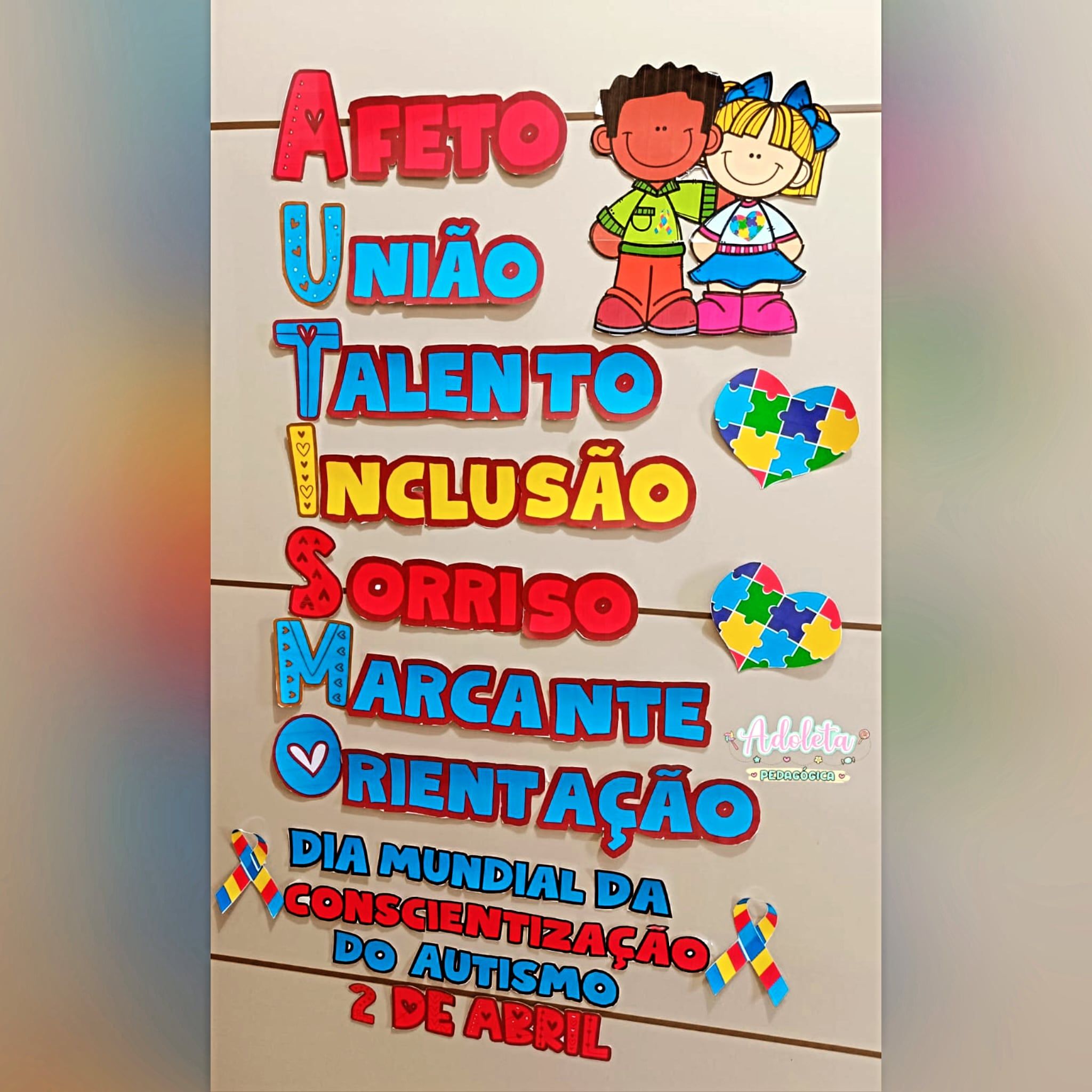 Painel Porta Dia do Autismo