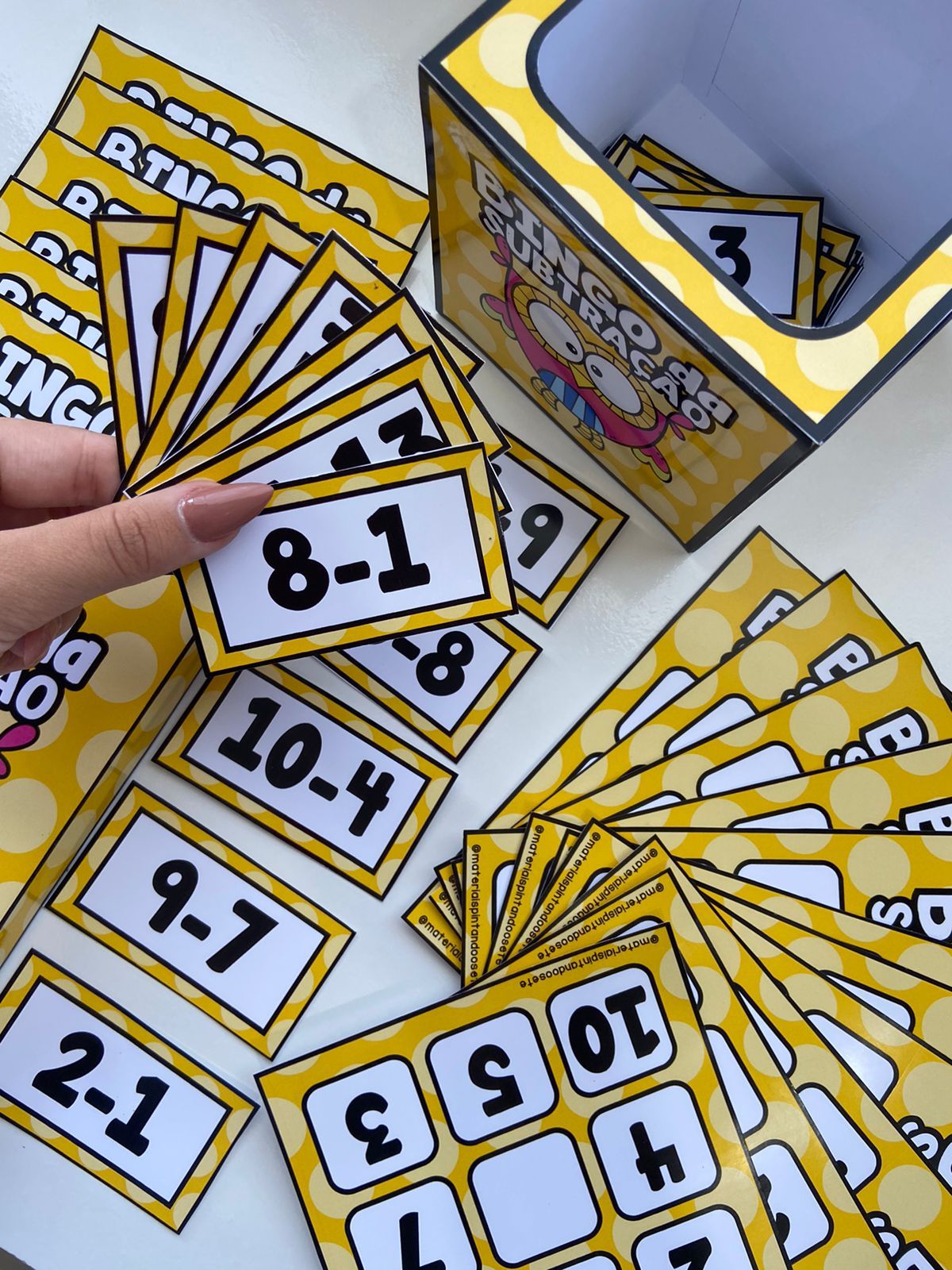 Bingo da subtração