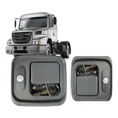 Par Maçaneta Pta. Diant. C/ Chave Mercedes-benz Atron - Hpn