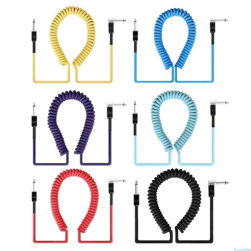 Spirals Shape Guitar Cable 300Cm Comprimento Anti Emaranhados Fio Cobre Para Baixo Elétrico