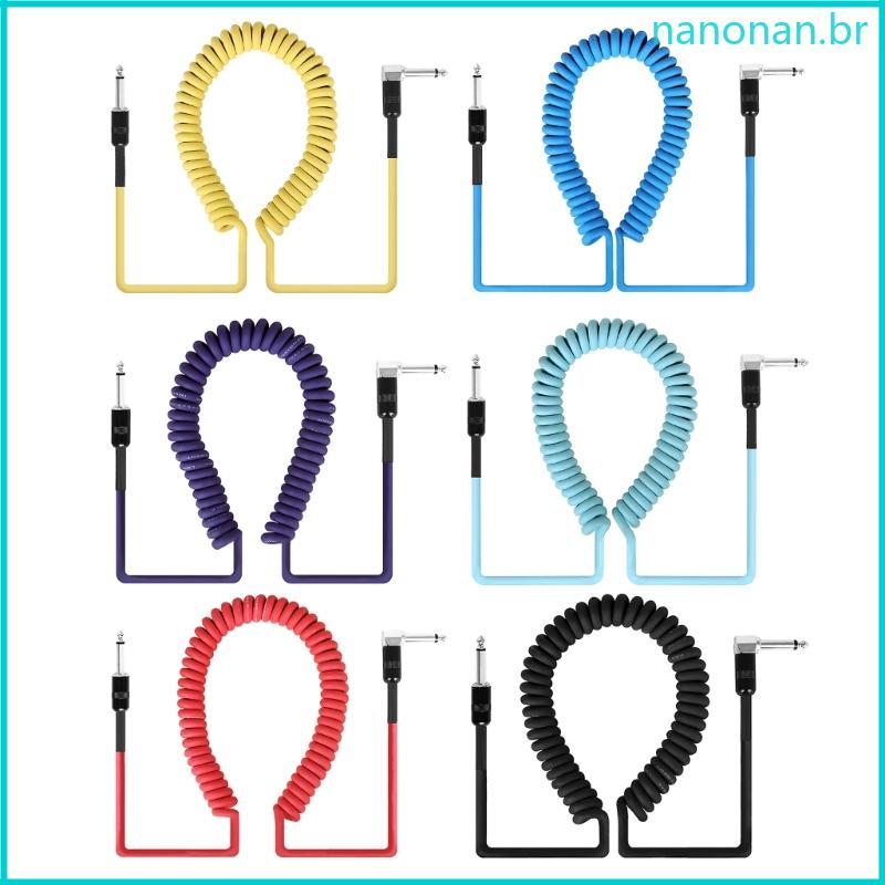 Spirals Shape Guitar Cable 300Cm Comprimento Anti Emaranhados Fio Cobre Para Baixo Elétrico