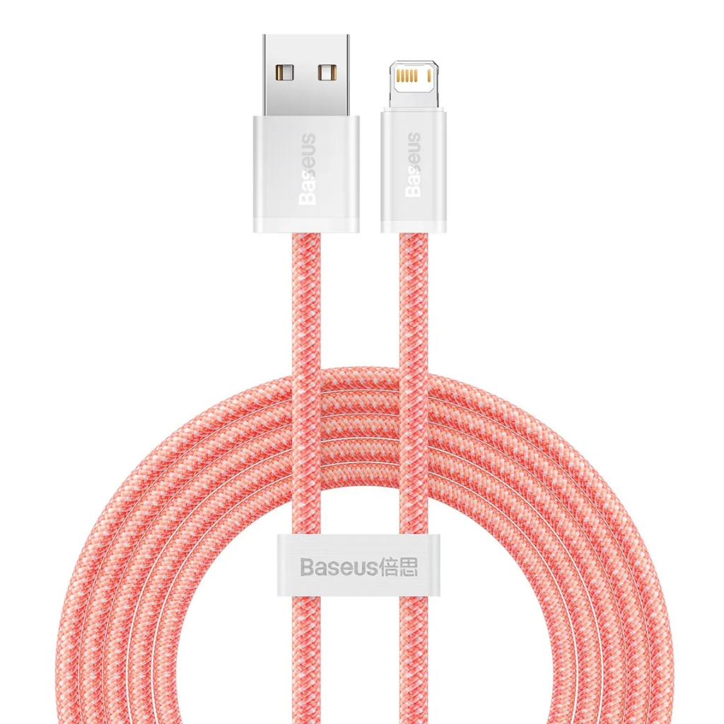 Cabo Usb P/ Lightning Baseus Dynamic Fast Charging 2m 2.4a - Vermelho