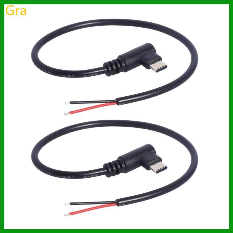 Carregamento Gra Wire USB C Extremidade 90 Graus Para Dispositivos 5V