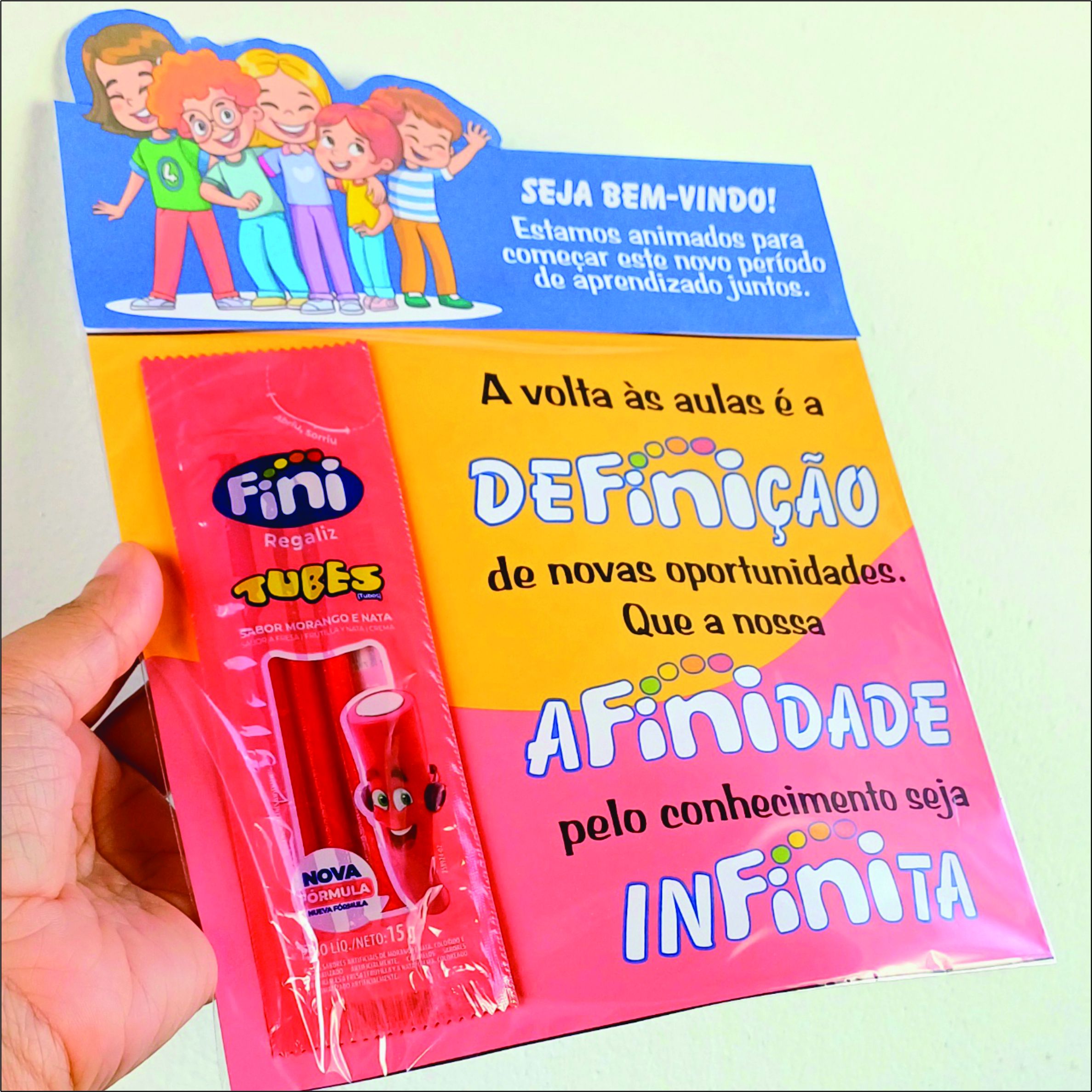 Lembrança Volta às aulas Fini