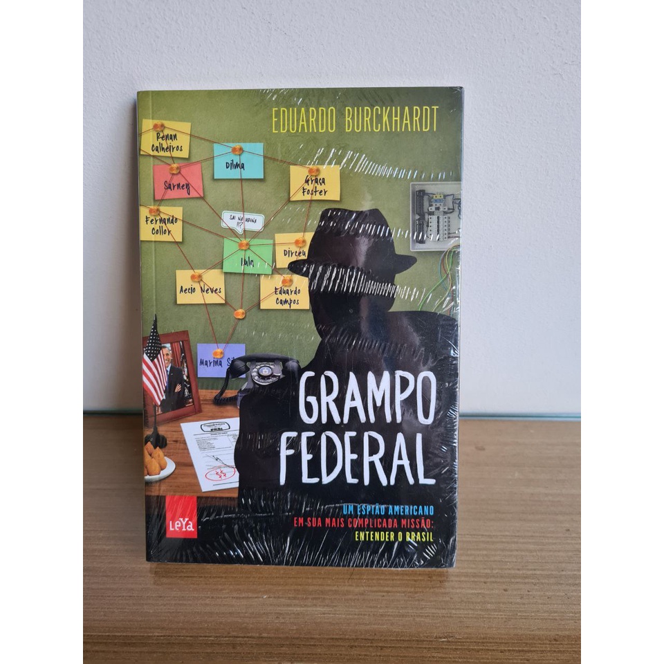 Livro Grampo Federal Eduardo Burckhardt Lacrado