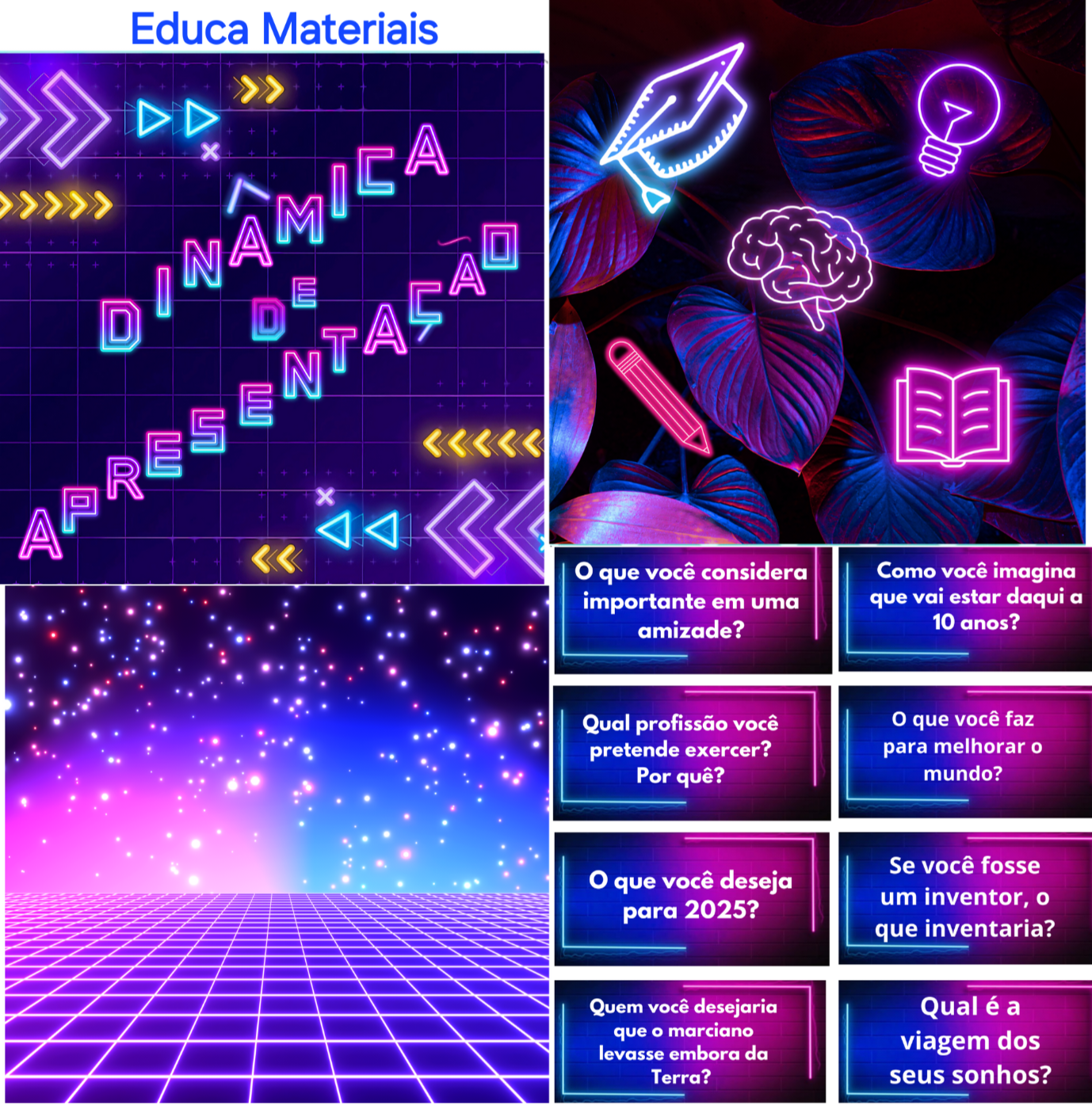 Dinâmica de Apresentação para o Fundamental II e Médio -2025