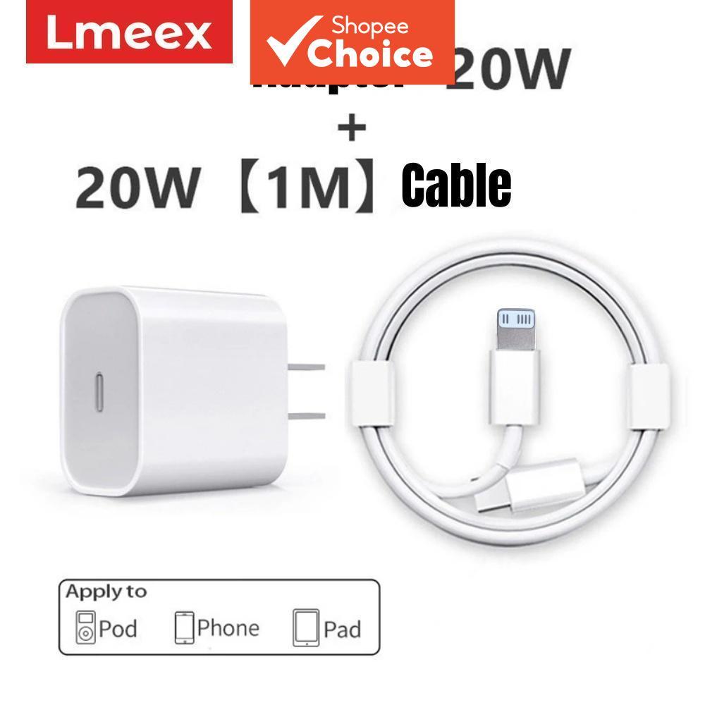 Carregador Rápido US Plug PD 20W para iPad Mini Air iPhone 14 13 12 Mini 11 Pro Max XR X XS 8 7 Plus Adaptador de