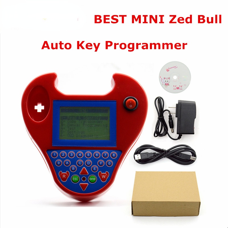 Melhor Qualidade Mini Zed bull V5.08 Programador De Chave Automática Inteligente Transponder Chip Cloner Zedbull V508-Se