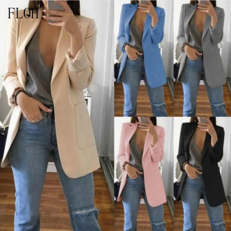 Blazer Max Feminino em Sarja 3HMP