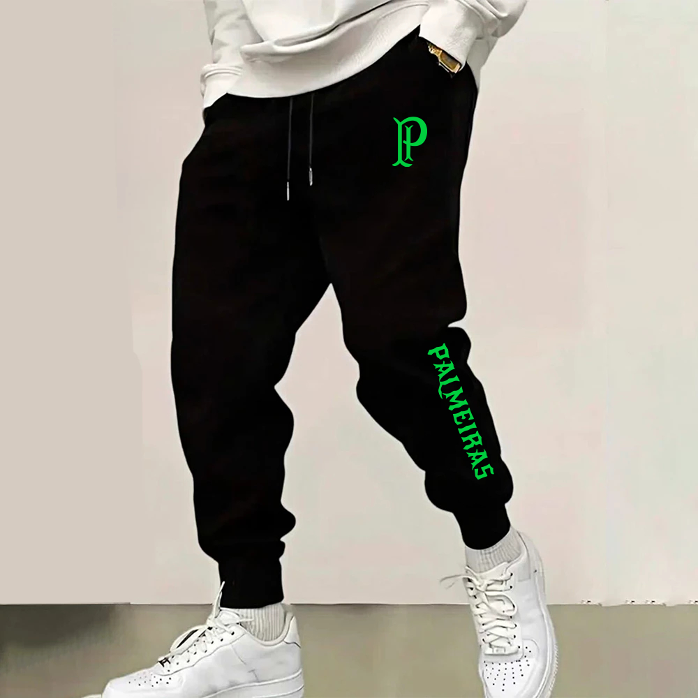 calça moletom em algodão time brasil palestra porco palmeiras vintage arte exclusiva slim fit