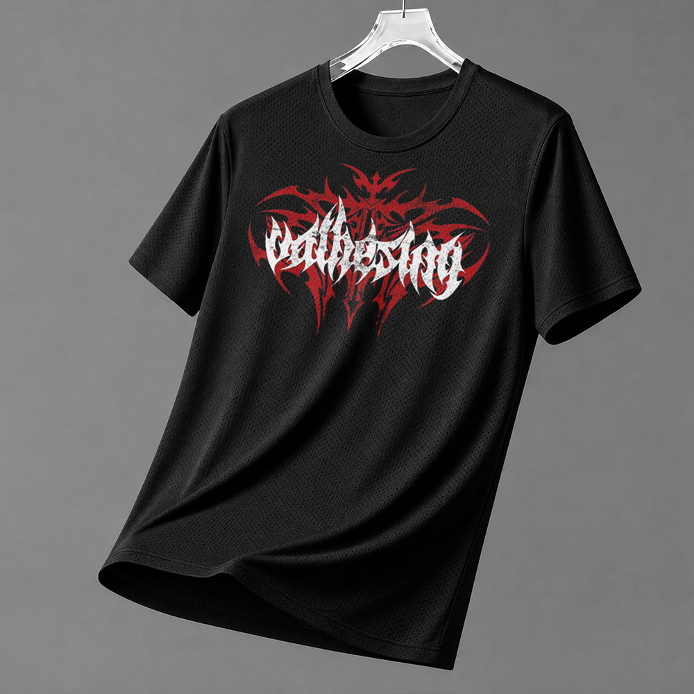 camiseta dryfit masculina gotica punk y2k vintage arte academia treino slim fit treino