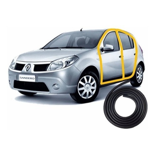 Borracha Vedação Porta Renault Sandero Duster Logan Symbol