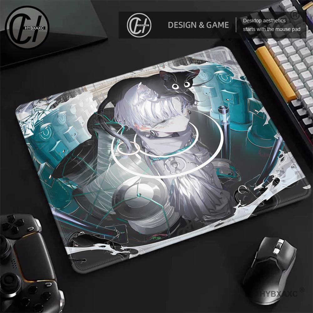 Tapete De Rato Para Jogos De Borracha Fotovoltaica Criativa De Alta Estética Anime Girl-Superfície Não HYBXAXC Fofa De D