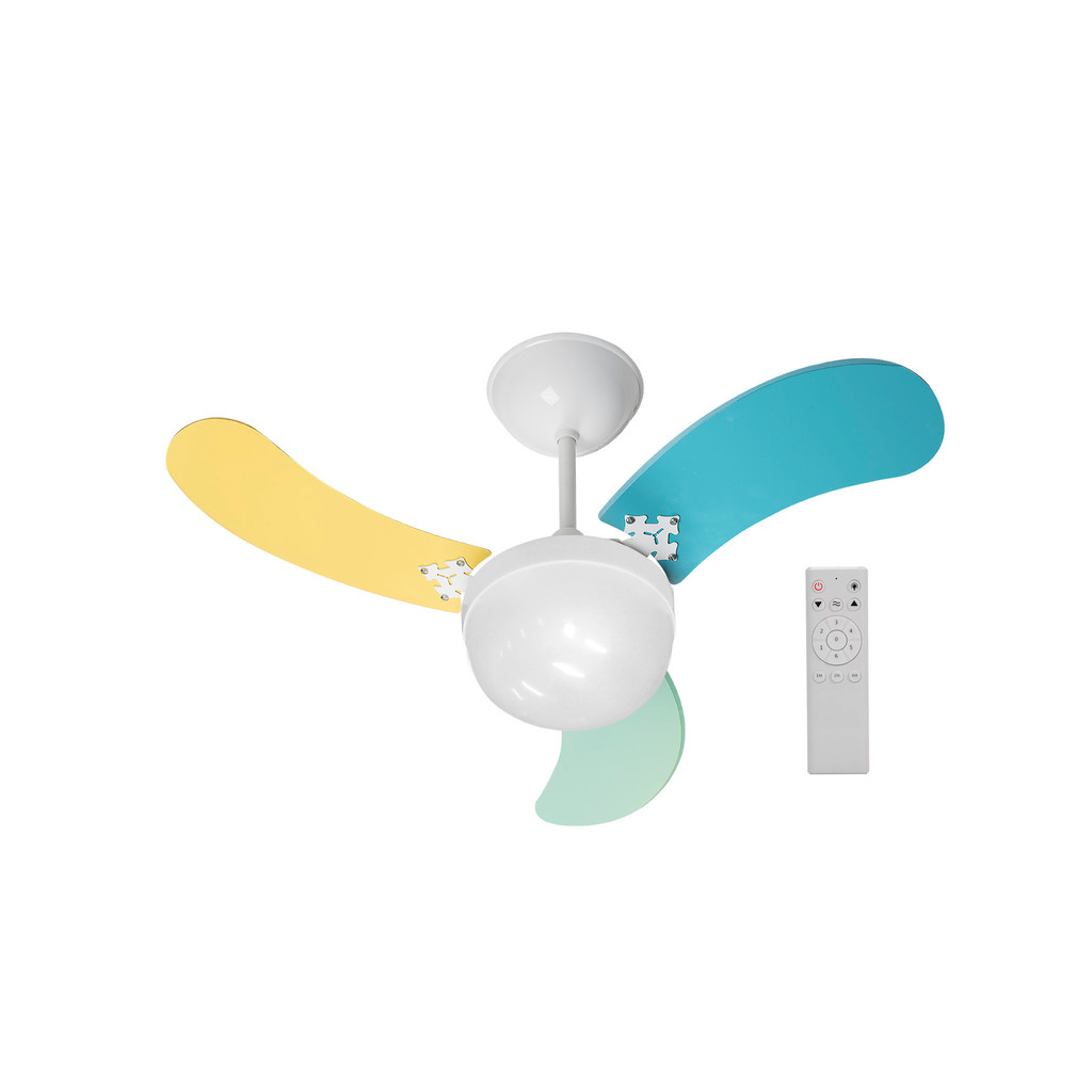 Ventilador de Teto Venti-Delta Inverter Ultra Colors Masculino Bivolt + Controle