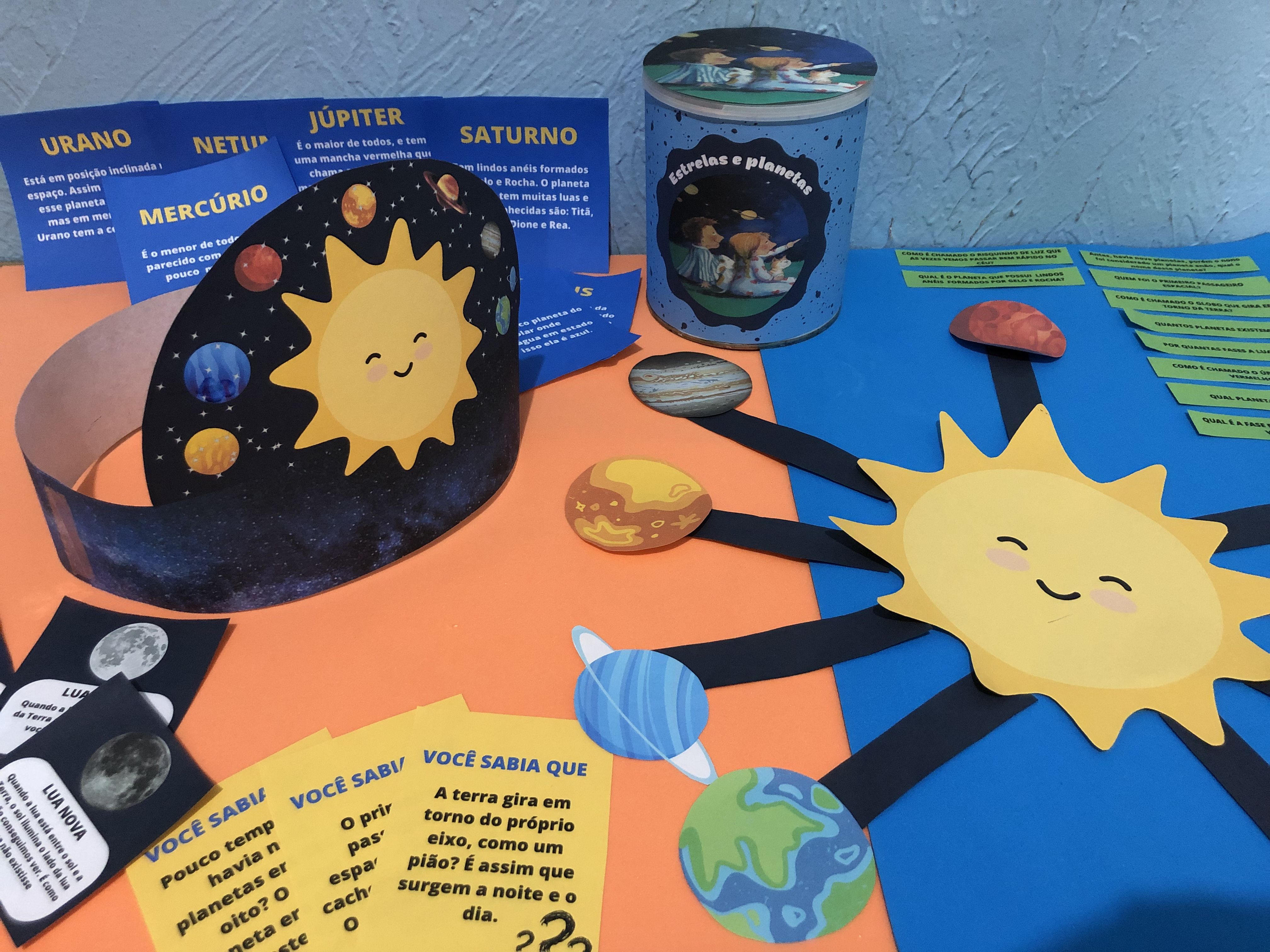 ESTRELAS E PLANETAS - HISTÓRIA NA LATA