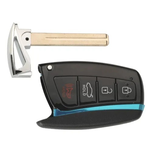 Chave Presencial Smart Key Completa para Hyundai Azera (2013 a 2015) – 4 Botões com Lâmina Pantográfica