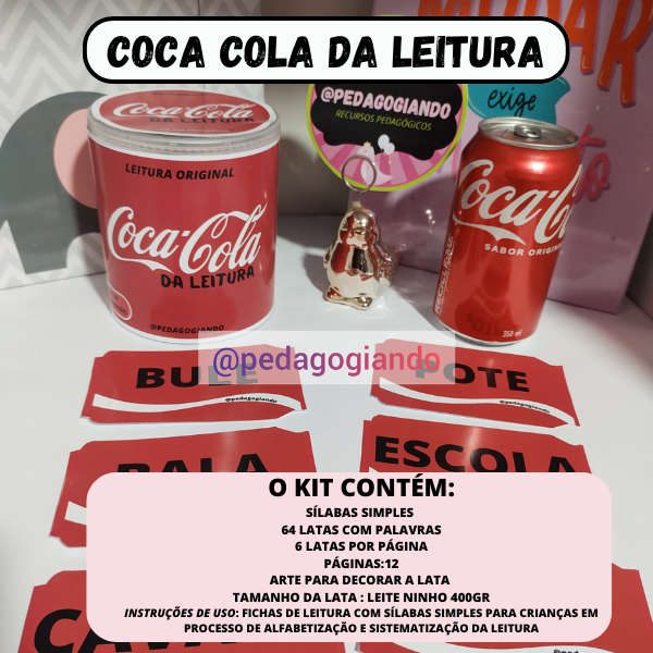 COCA COLA DA LEITURA -SÍLABAS SIMPLES