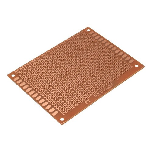 5x Placa De Fenolite Ilhada 7x9 Cm Pcb Perfurada Protótipo