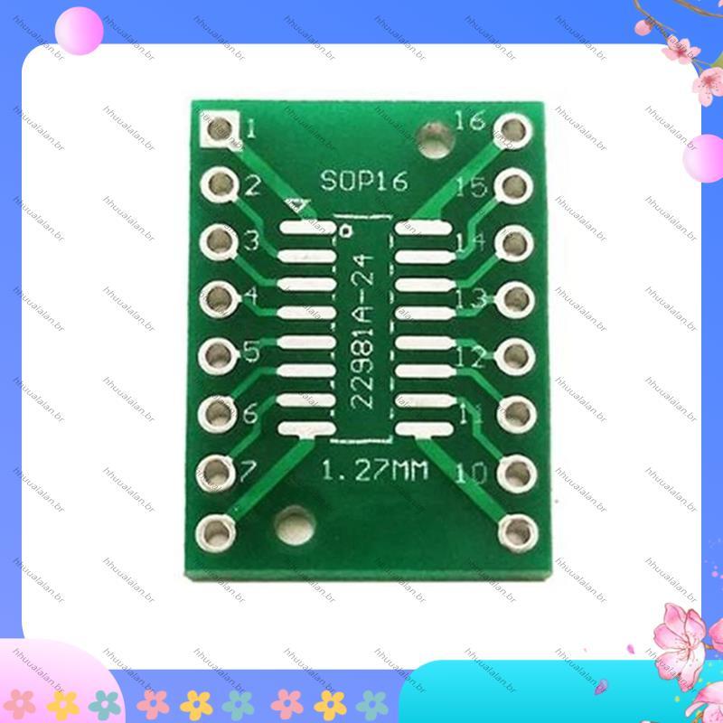 [Alta Qualidade H] 100 Pçs/Lote TSSOP16 SSOP16 SOP16 Para DIP16 Placa De Transferência DIP Pin Board Pitch Adapter PCB