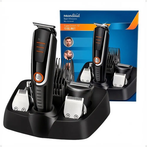 Aparador de Pelos Mondial Super Groom 10 em 1 BG-16 Bivolt Barba Cabelo Corpo Nariz Orelha