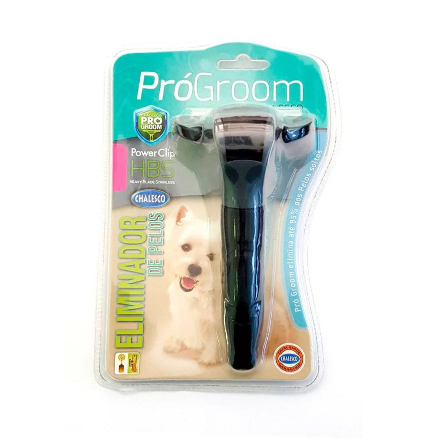 Eliminador De Pelos Pro Pet Groom Chalesco Cinza