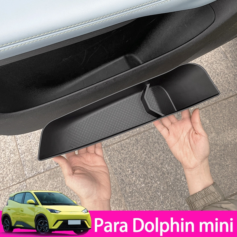 Caixa organizadora para o compartimento da porta do BYD Dolphin Minil, caixa de armazenamento para o interior do veículo