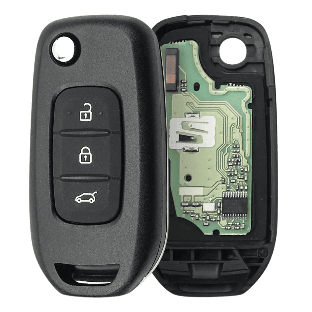 Chave Canivete Completa Kwid 3 Botões 433MHz 4A