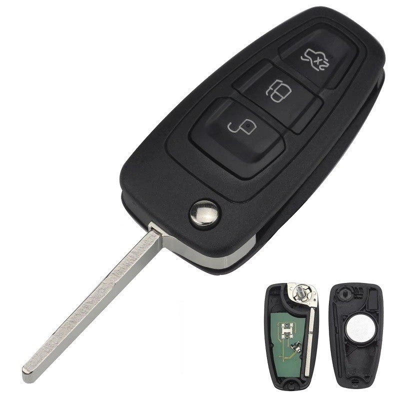 Chave Canivete Completa 433MHz Ford EcoSport 4 Botões