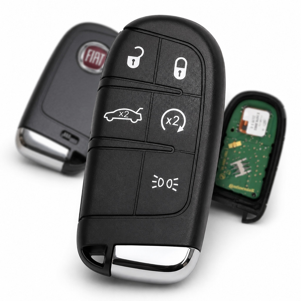 Chave Presença Fiat Pulse Argo Fastback 5 Botões 433MHz Chip 4A Completa