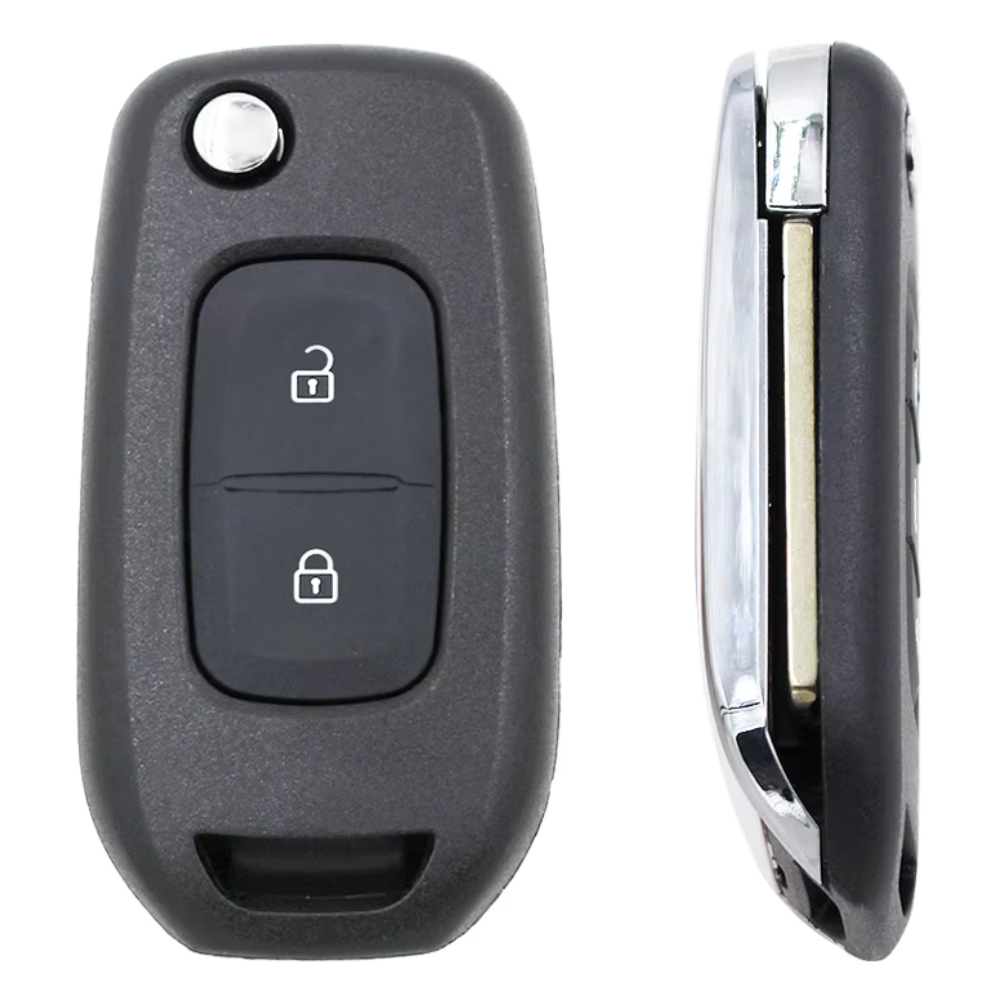 Chave Completa Renault Kwid 2 Botões 433mhz Chip 4a Nova
