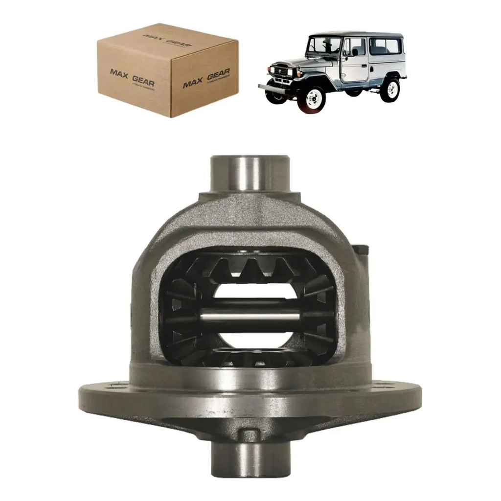 Caixa Satélite Completa Max Gear MX408 Toyota Bandeirante 1979 a 2001 Diferencial 12mm Original 4131198002