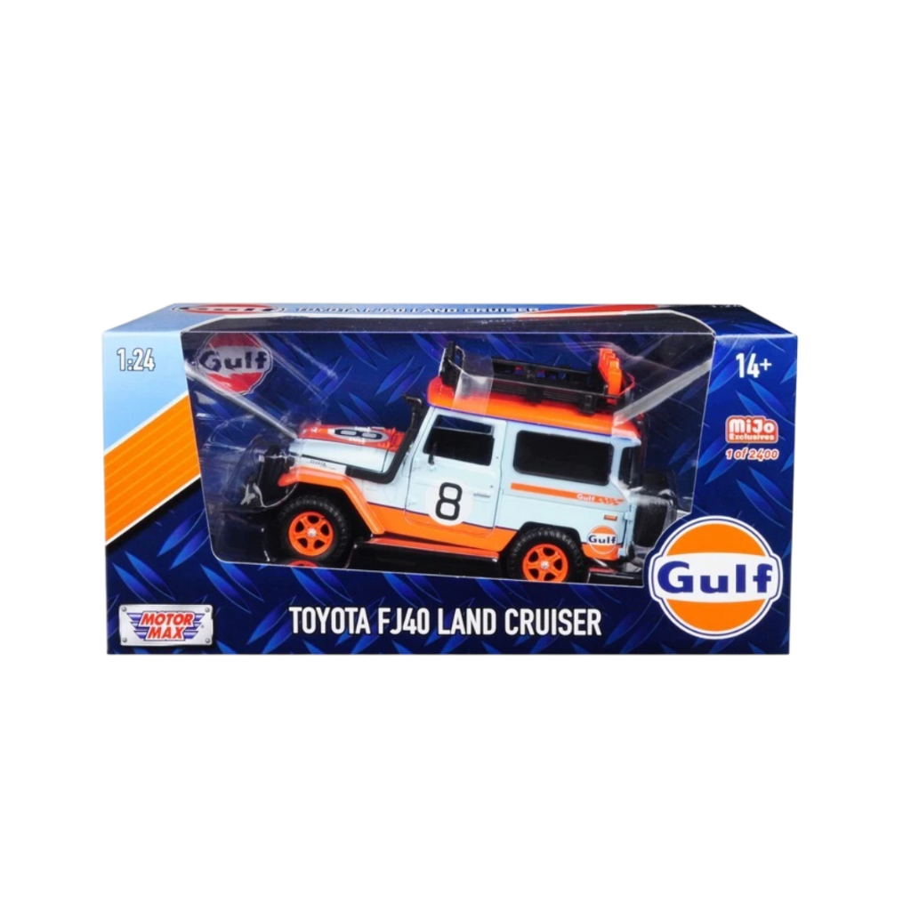 MINIATURA MOTOR MAX GULF TOYOTA FJ40 LAND CRUISER #79658