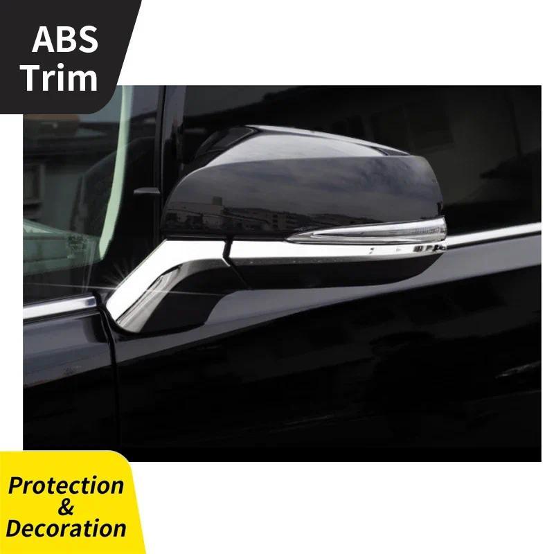 Para Toyota Alphard 30 Vellfire 30 2016-2022 4 Pçs ABS Chrome Porta Lateral Espelho Enfeite Guarnição Acessórios De Modi