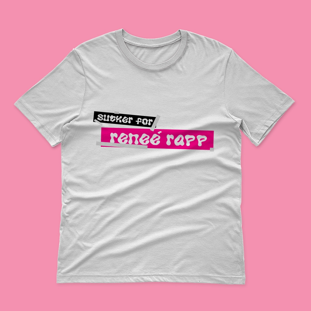 Camiseta Sucker For Reneé Rapp de Algodão Unissex