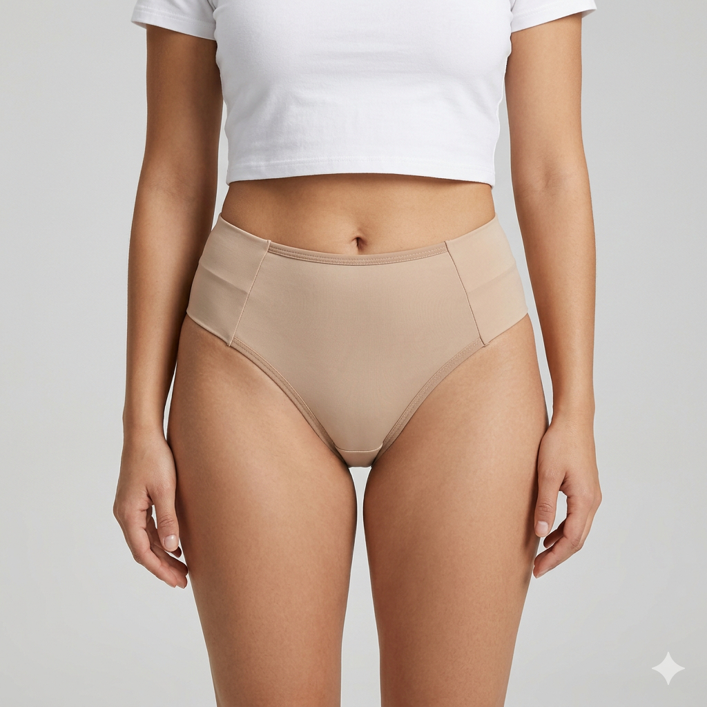 Kit 5 Calcinhas Tanga Com Pala Dupla e Forro Duplo em algodão